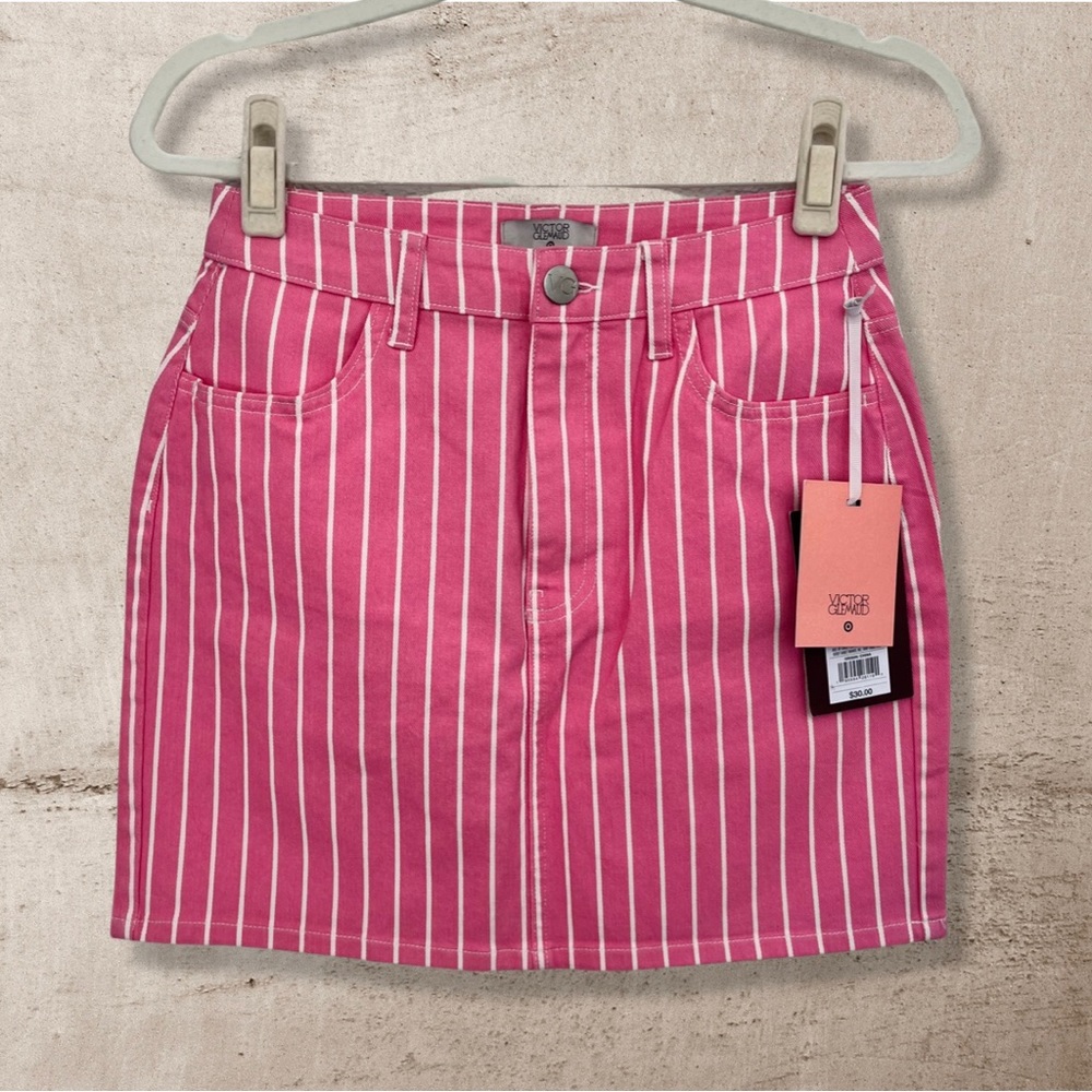 Victor Glemaud x Target Striped Mini Skirt